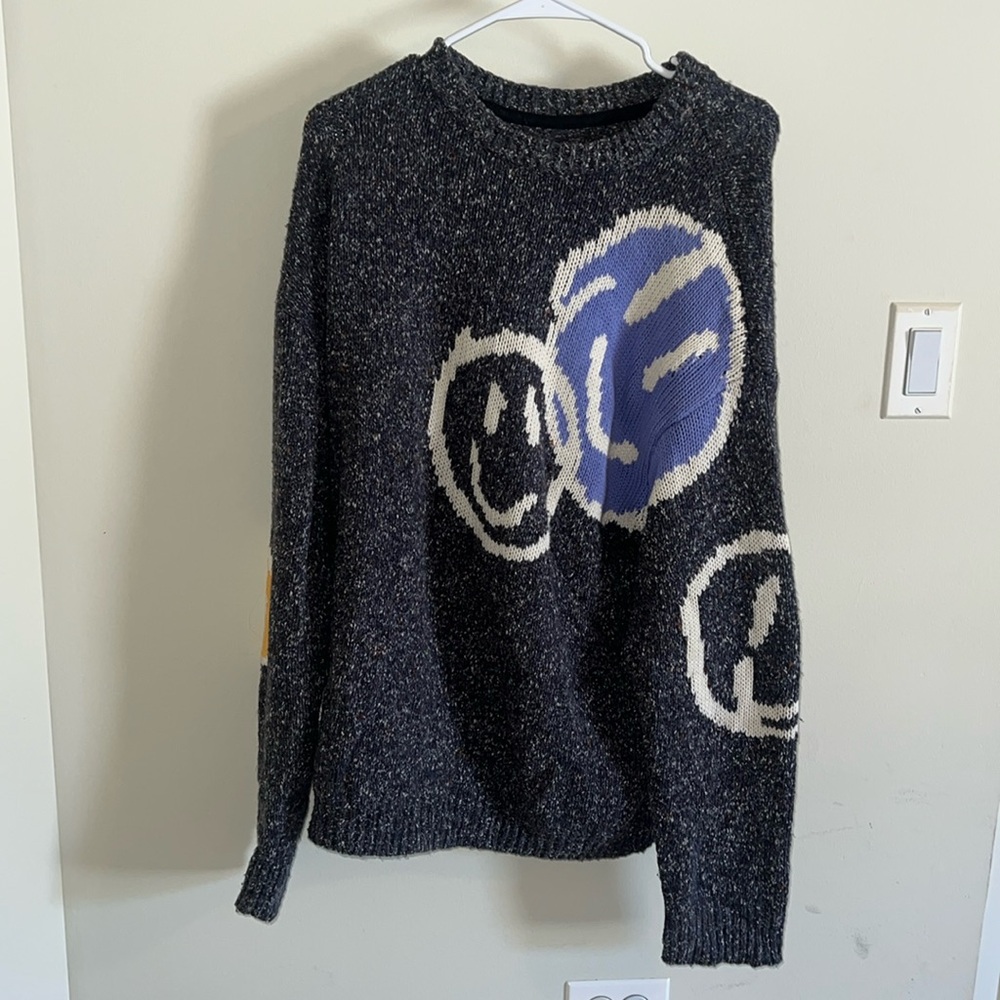 Smiley face urban outfitters sweater